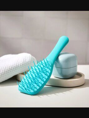 🔥3/$30 NIB Tangle Teezer The Essential Detangler Extra Gentle Turquoise Green